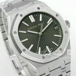 Replica Audemars Piguet Royal Oak Extra Thin 39mm 15202 Zf Ss Greener Dial Swiss 2121 (4)