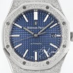 Replica Audemars Piguet Royal Oak Frosted Gold 41mm 15410bc Zf Factory Ss Blue Dial Swiss 3120 (2)