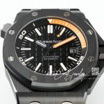 Replica Audemars Piguet Royal Oak Offshore Diver 15707 Zf Black Ceramic Black & Orange Dial Swiss 3120 (3)