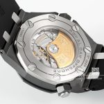 Replica Audemars Piguet Royal Oak Offshore Diver 15707 Zf Black Ceramic Black & Orange Dial Swiss 3120 (9)