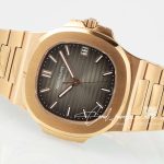 Replica Patek Philippe Nautilus 57111r 001 Ppf Factory V4 Yellow Gold Gray Dial (6)