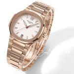 Replica Patek Philippe Nautilus 7118 Lady 3kf Rg White Dial Swiss 324 Sc (2)