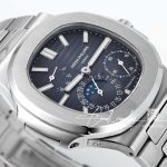 Replica Patek Philippe Nautilus Moonphase 5712 Ppf Ss Blue Dial Swiss 240 Ps (4)