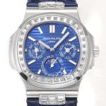 Replica Patek Philippe Nautilus Perpetual Calendar 5740 Ppf Blue Dial Diamond Bezel Swiss 240 Ps (3)