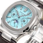 Replica Patek Philippe Nautilus Perpetual Calendar 5740 Ppf Ss Azure Dial Swiss 240 Ps (4)