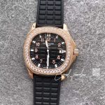 Replica Patek Philippe Quanaut Luce Ladies 5067a Ppf Rg & Diamonds Black Dial Swiss E23 250sc (6)