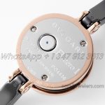 Replica Bvlgari B.zero Bvf Black Dial In Rose Gold On Black Ceramic Bracelet (6)