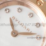 Replica Bvlgari B.zero Bvf Mop Dial In Rose Gold On White Leather Strap (4)