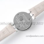 Replica Bvlgari B.zero Bvf Mop Dial In Steel On White Leather Strap (1)