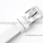 Replica Bvlgari B.zero Bvf Mop Dial In Steel On White Leather Strap (4)