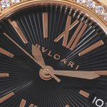 Replica Bvlgari Lvcea Bvf Black Dial In Rose Gold With Diamond Bezel (3)