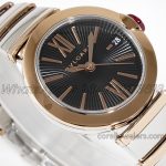 Replica Bvlgari Lvcea Bvf Black Dial In Rose Goldsteel (2)