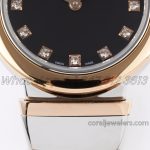 Replica Bvlgari Lvcea Bvf Black Dial In Rose Goldsteel (4)