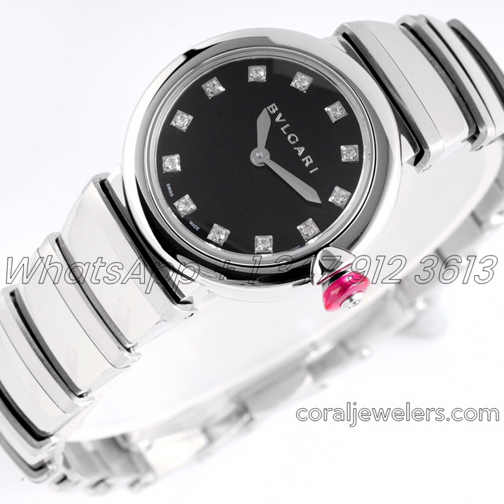 Replica Bvlgari Lvcea Bvf Black Dial In Steel (2)