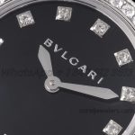 Replica Bvlgari Lvcea Bvf Black Dial In Steel With Diamond Bezel (4)