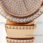 Replica Bvlgari Lvcea Bvf Diamond Dial In Rose Gold With Diamond Bezel (4)