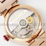 Replica Bvlgari Lvcea Bvf Diamond Dial In Rose Gold With Diamond Bezel (7)