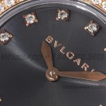 Replica Bvlgari Lvcea Bvf Grey Dial In Rose Goldsteel With Diamond Bezel (4)