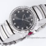 Replica Bvlgari Lvcea Bvf Grey Dial In Steel With Diamond Bezel (3)