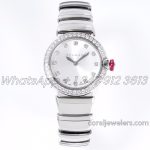 Replica Bvlgari Lvcea Bvf Mop Dial In Steel With Diamond Bezel (1)