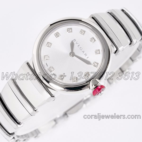 Replica Bvlgari Lvcea Bvf Silver Dial In Steel (2)