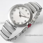 Replica Bvlgari Lvcea Bvf White Dial In Steel (1)