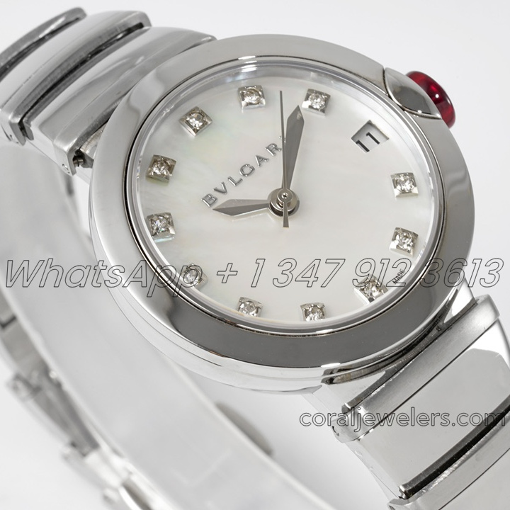 Replica Bvlgari Lvcea Mop Dial In Steel (2)