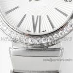 Replica Bvlgari Lvcea Silver Dial In Steel With Diamond Bezel (4)