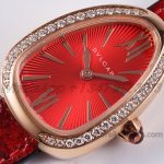 Replica Bvlgari Serpenti Bvf Red Dial In Rose Gold With Diamond Bezel (3)