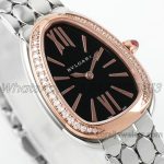 Replica Bvlgari Serpenti Seduttori Bvf Black Dial Rose Gold With Diamond Bezel (2)