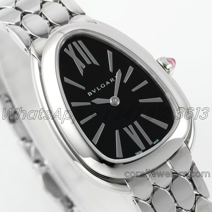 Replica Bvlgari Serpenti Seduttori Bvf Black Dial In Steel With (2)