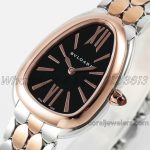 Replica Bvlgari Serpenti Seduttori Bvf Black Dial In Steelrose Gold (3)