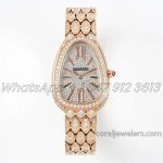 Replica Bvlgari Serpenti Seduttori Bvf Full Diamond Paved Dial In Yellow Gold (1)