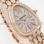 Replica Bvlgari Serpenti Seduttori Bvf Full Diamond Paved Dial In Yellow Gold (2)