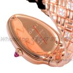 Replica Bvlgari Serpenti Seduttori Bvf Green Dial In Rose Gold With Diamonds (9)