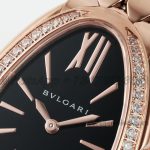 Replica Bvlgari Serpenti Seduttori Bvf Ref 103146 Black Dial In Rose Gold With Diamond Bezel (4)