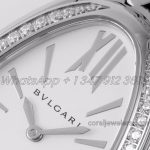 Replica Bvlgari Serpenti Seduttori Bvf Ref 103361 White Dial In Steel With Diamonds (4)