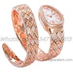 Replica Bvlgari Serpenti Seduttori Bvf White Dial In Rose Gold With Diamonds (6)