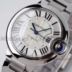 Replica Cartier Ballon Bleu 33mm Af Silver Dial In Steel (12)