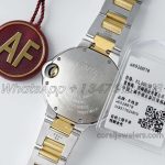 Replica Cartier Ballon Bleu 33mm Af Silver Dial In Steel Yellow Gold (8)