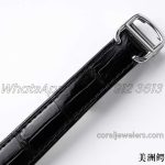 Replica Cartier Ballon Bleu 33mm Af Silver Dial In Steel On Black Leather Strap (7)