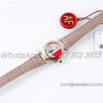 Replica Cartier Pasha 30mm Af White Dial In Pink Leather Strap (10)