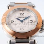 Replica Cartier Pasha 30mm Af White Dial In Steel Rose Gold (4)