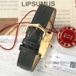 Replica Cartier Tank Louis Ladies Af White Dial In Yellow Gold (9)