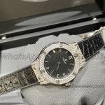 Replica Gsf Hublot Classic Fusion Stainless Steel 33mm Ss & Diamond Black Dial (5)