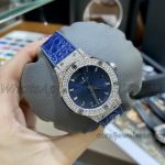 Replica Gsf Hublot Classic Fusion Stainless Steel 33mm Ss & Diamond Blue Dial (2)