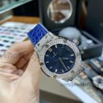 Replica Gsf Hublot Classic Fusion Stainless Steel 33mm Ss & Diamond Blue Dial (3)