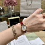 Replica Van Cleef & Arpels Perlee Watch 30mm White Dial Rose Gold Swiss Ronda Quartz (8)