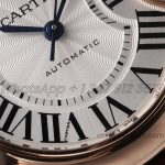 Replica Cartier Ballon Bleu 33mm Af Rg Silver Dial Seiko Nh05a (5)