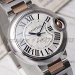 Replica Cartier Ballon Bleu 33mm Af V2 Ss Silver Dial Swiss Ronda Quartz (11)